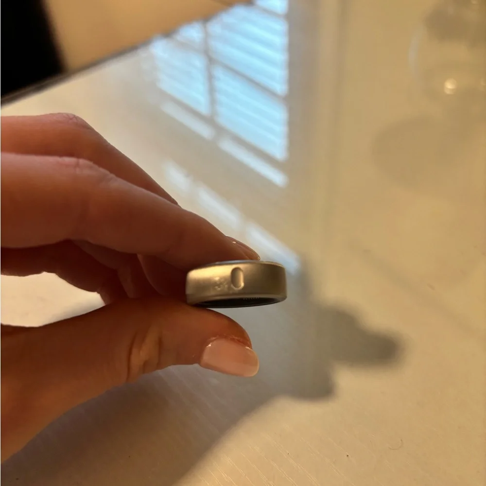 Oura Gen3 Horizon Ring- Brushed Titanium